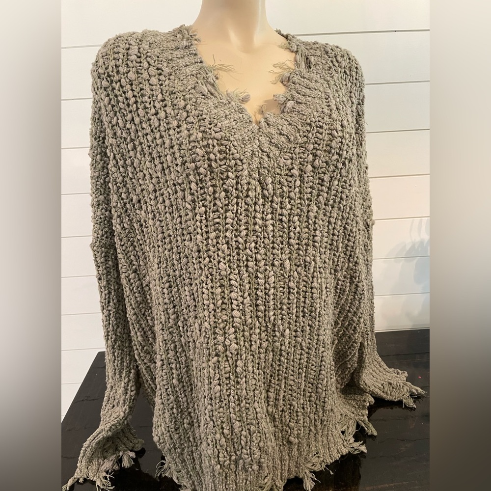 Olive Green plus size sweater